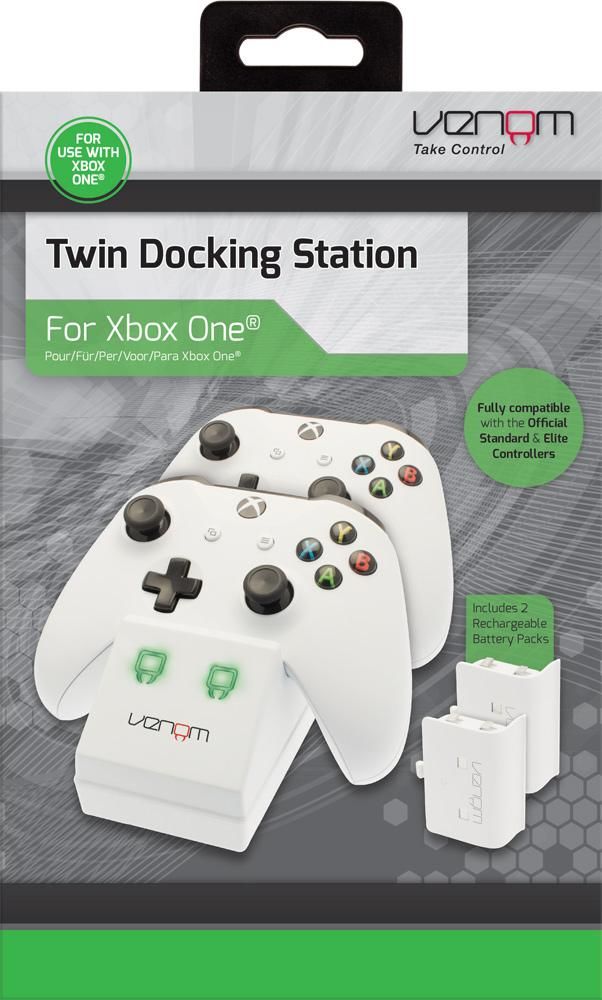 Venom Twin Docking Station for Xbox One White