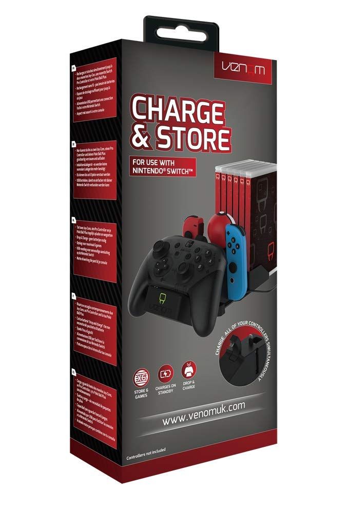 Venom Multi Controller Charge & Store Dock for Nintendo Switch