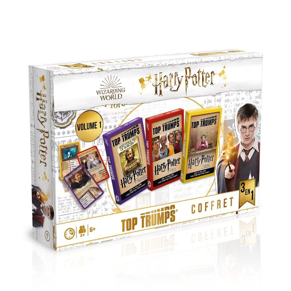 Top Trumps - Coffret 3 en 1 Harry Potter Volume 1