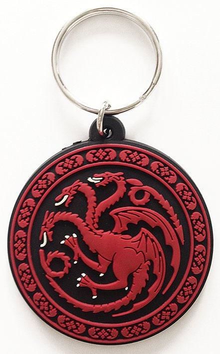 Game of Thrones - Targaryen Rubber Keychain