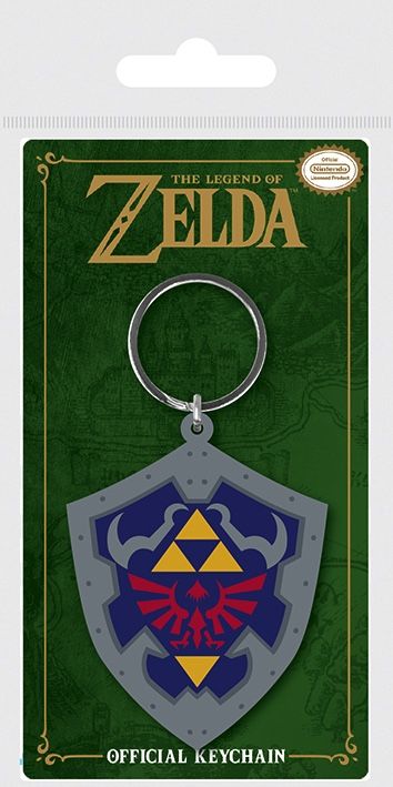 The Legend Of Zelda - Hylian Shield Rubber Keychain