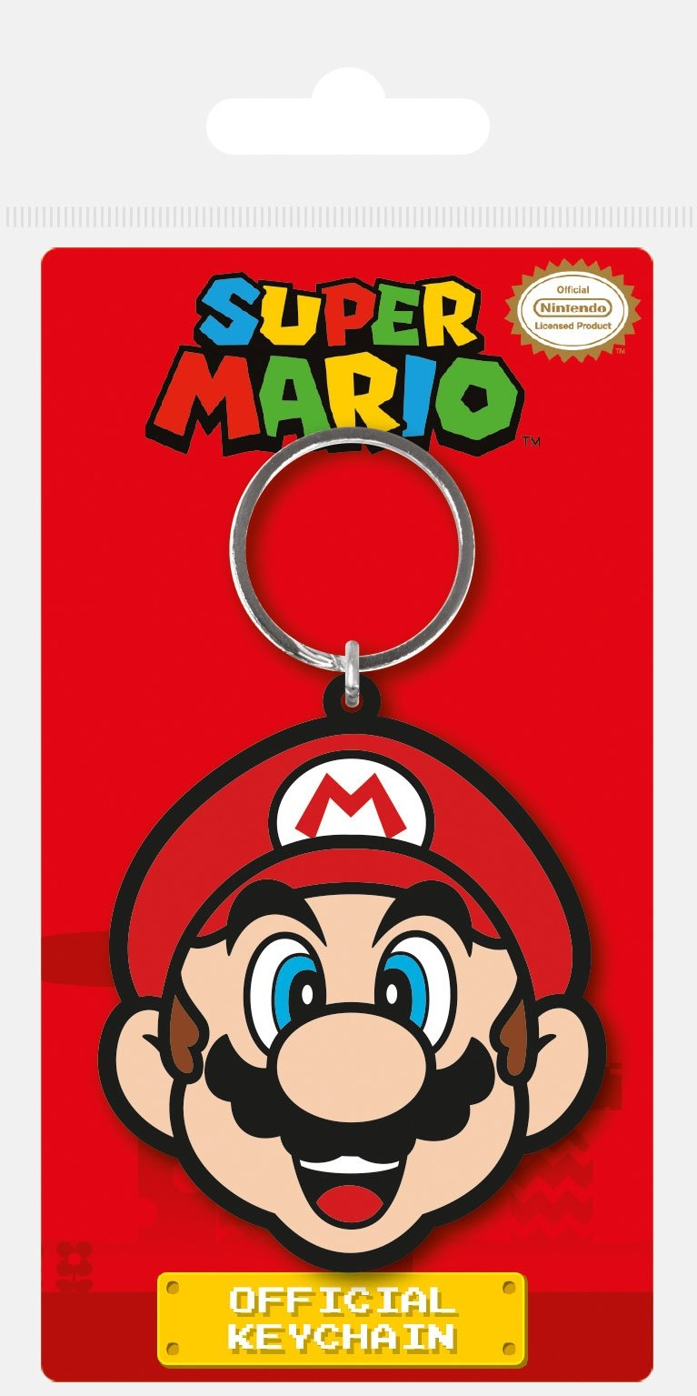 Super Mario Bros. - Mario Rubber Keychain