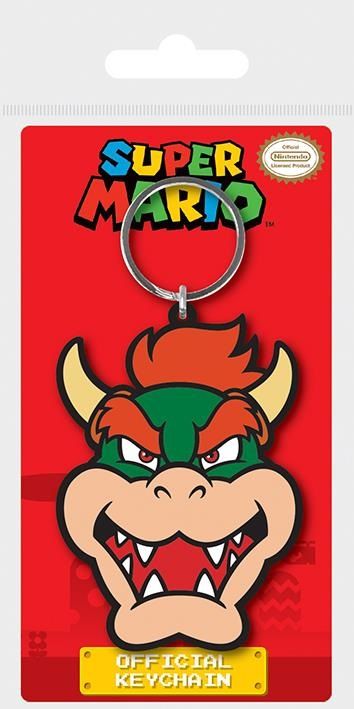 Super Mario - Bowser Porte-Clef en Caoutchouc