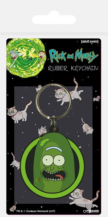 Rick & Morty - Pickle Rick Rubber Keychain