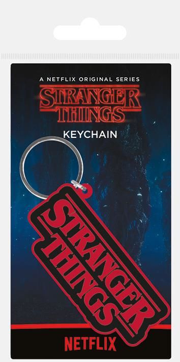 Stranger Things - Logo Rubber Keychain