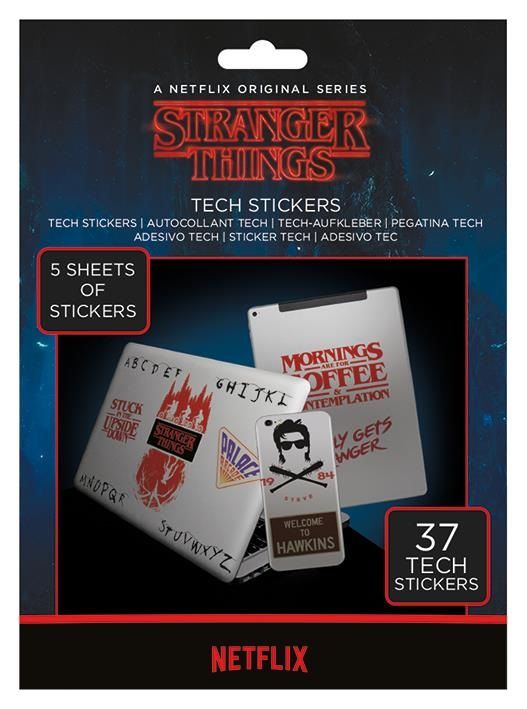 Stranger Things - Pack d\'Autocollant Upside Down