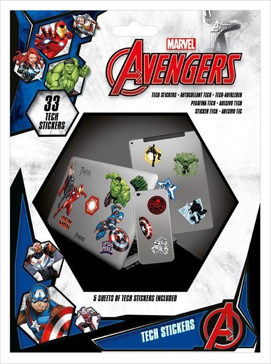 Marvel - Pack d\'Autocollant Héros Avengers