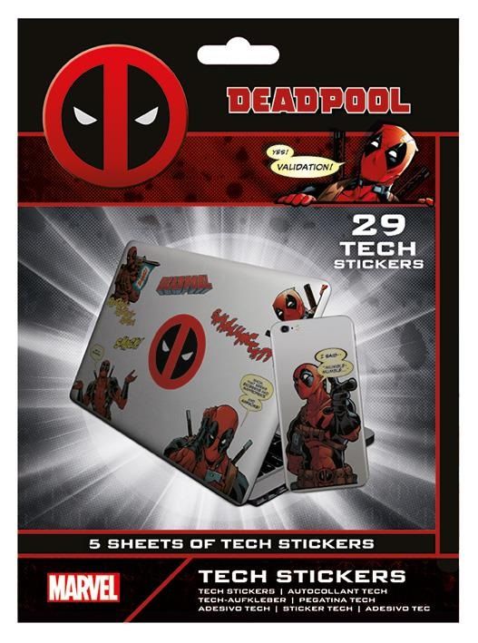 Marvel - Pack d'Autocollant Deadpool