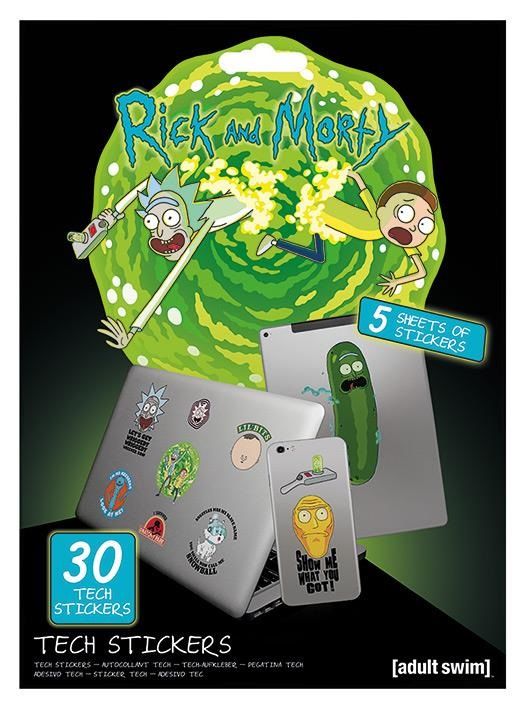 Rick et Morty - Pack d\'Autocollant Aventures