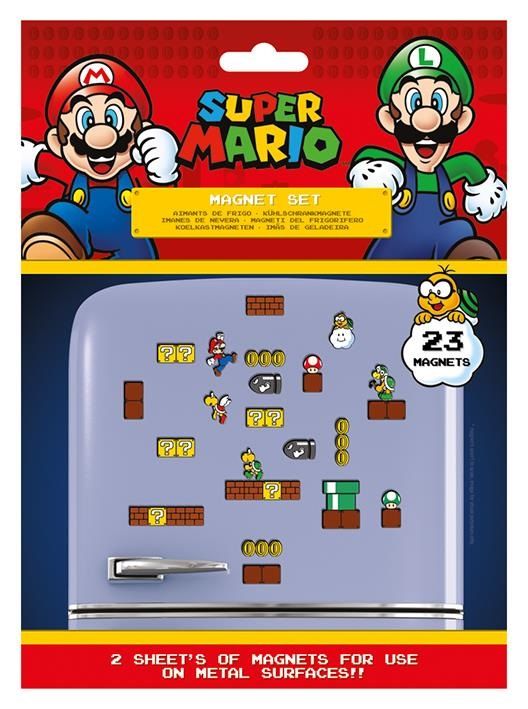 Super Mario - Pack D\'Aimant Royaume Champignon