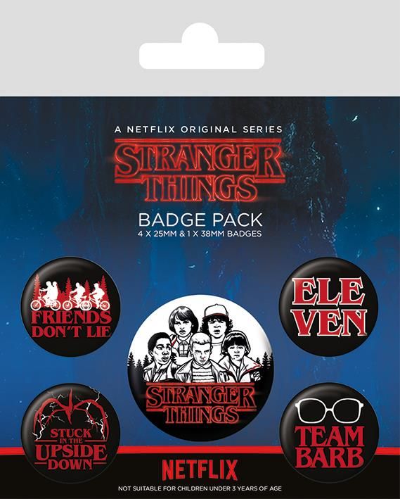 Stranger Things - Characters Badge Pack