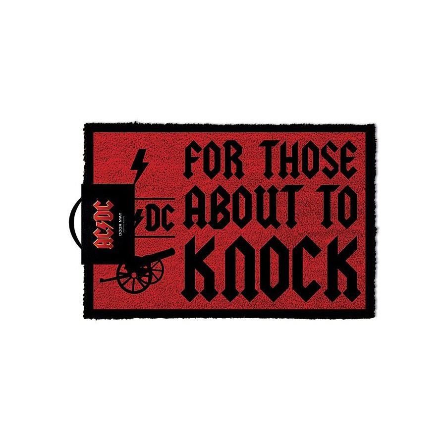AC/DC - Tapis de porte For those about to knock