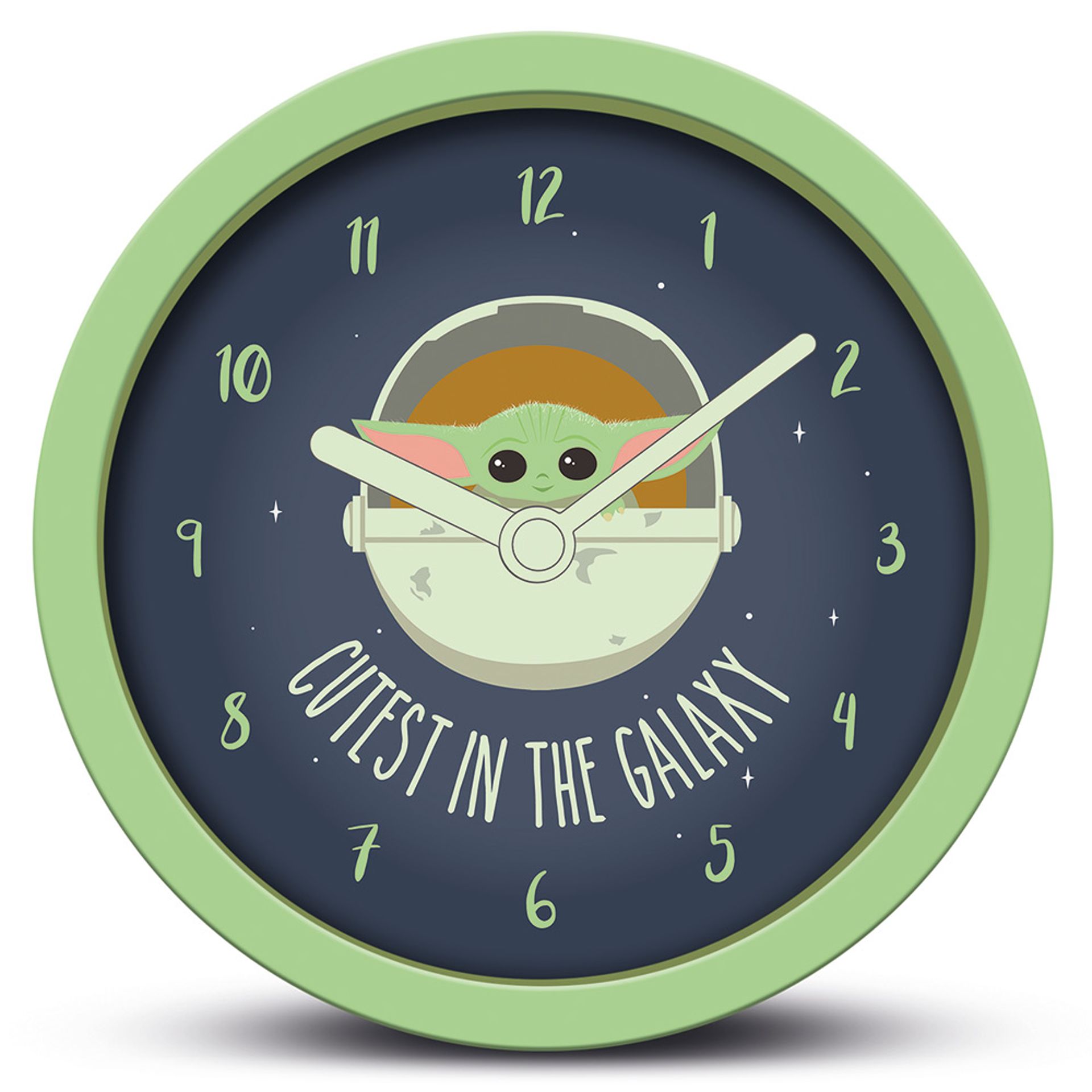 Star Wars : The Mandalorian - Horloge de bureau Le plus mignon
