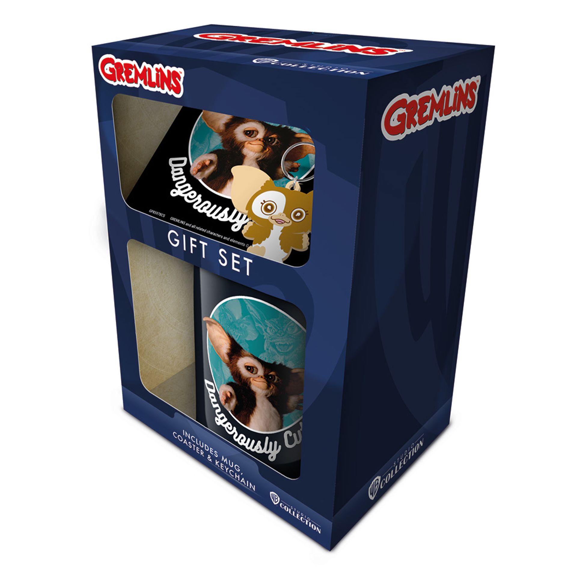 Gremlins - Coffret cadeau : tasse, sous-verre et porte-clés Dang