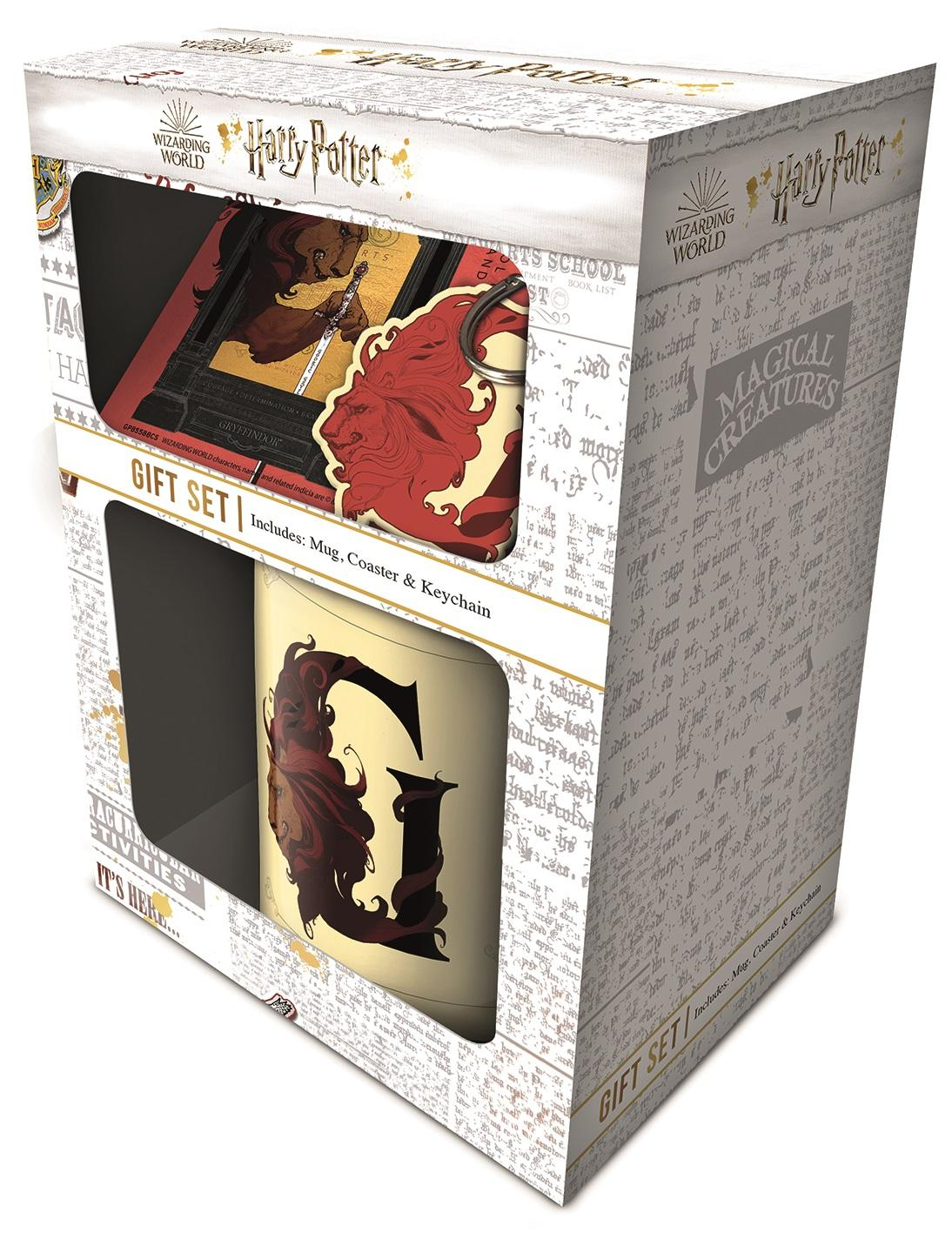 Harry Potter - Coffret cadeau : tasse, sous-verre et porte-clés