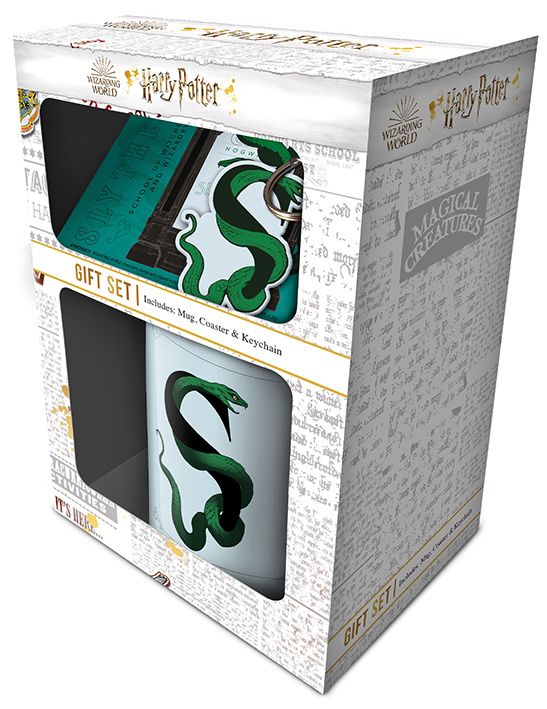 Harry Potter - Coffret cadeau : tasse, sous-verre et porte-clés