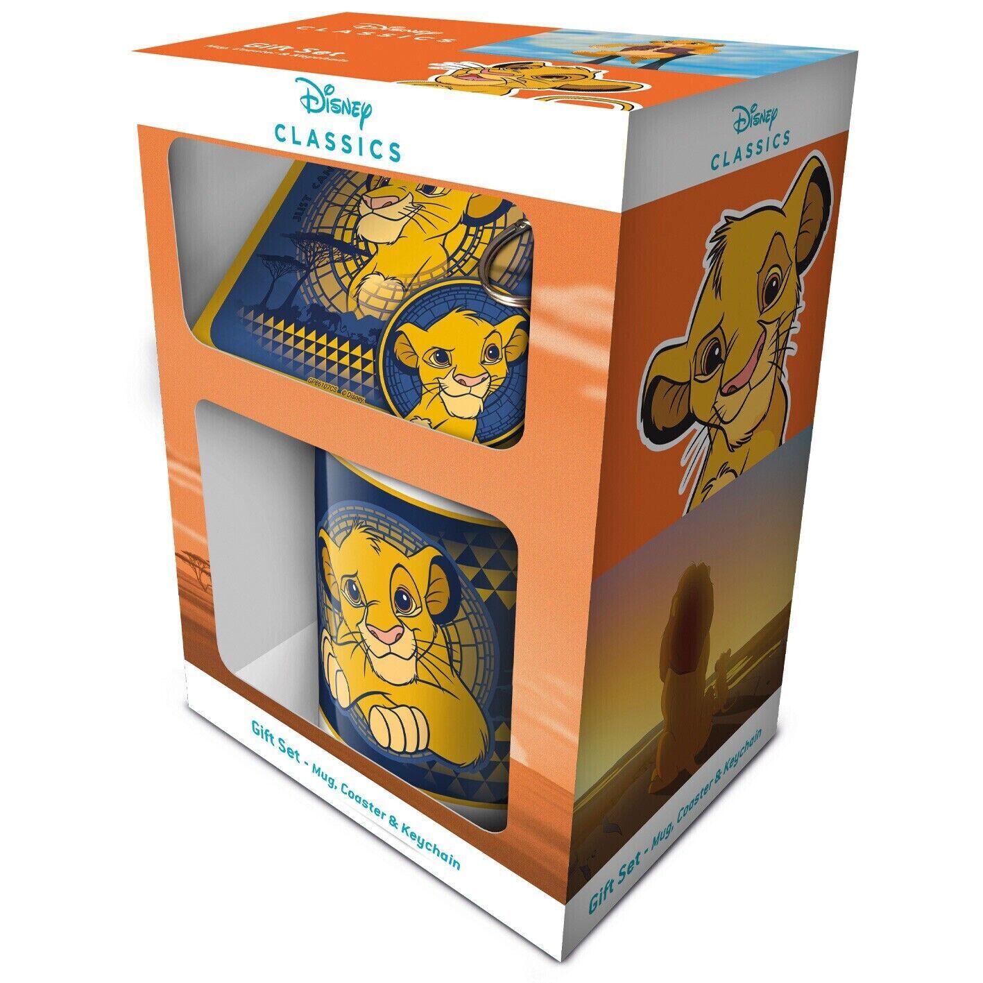 Le Roi Lion - Coffret cadeau : tasse, sous-verre et porte-clés