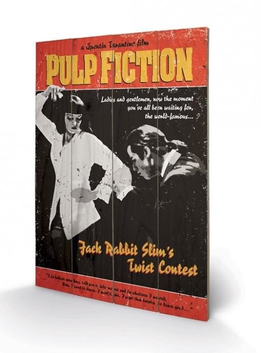 Pulp Fiction - Twist Contest Wood Print