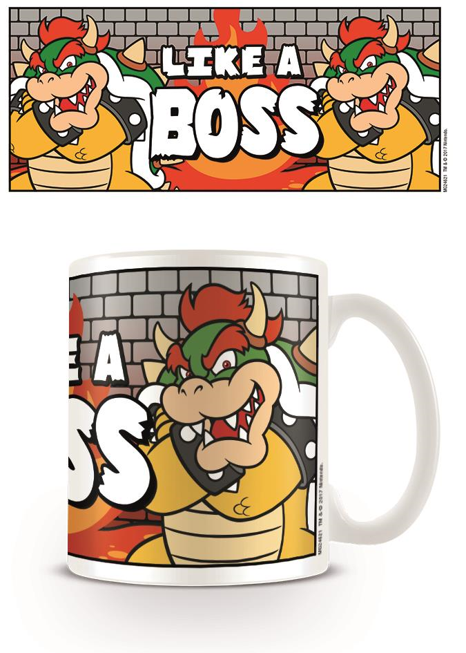 Super Mario - Mug Bowser \"Like A Boss\"