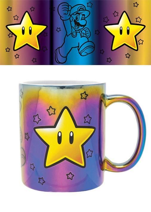 Super Mario - Metallic Star Power Mug 315ml