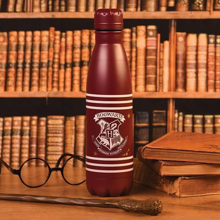 Harry Potter (écusson et rayures) Bouteille d\'Eau en Métal 550 m