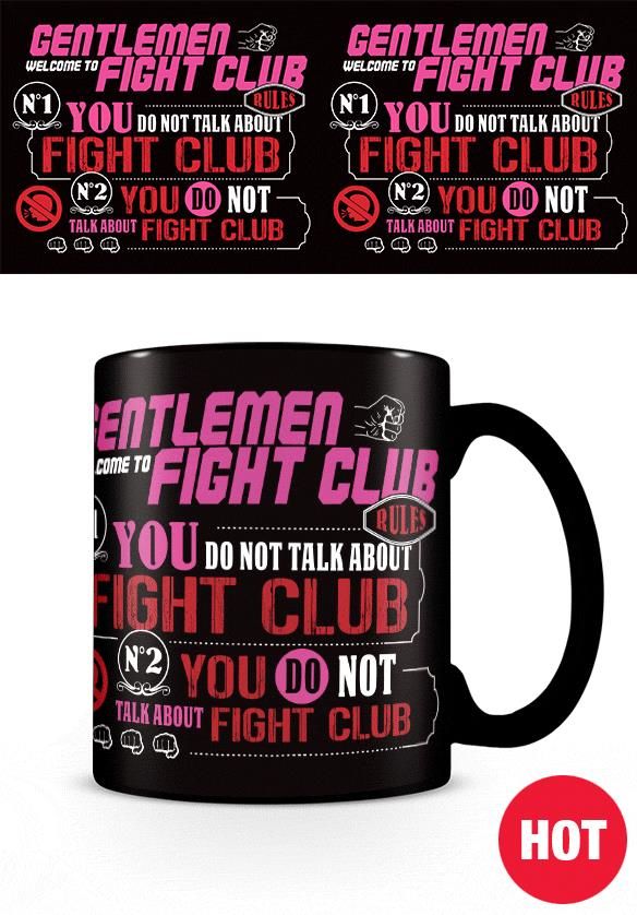 Fight Club - Rules Heat Change Mug