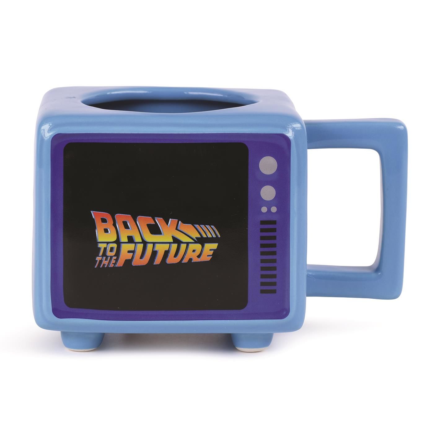 Retour vers le Futur - Mug 3D thermoréactif en forme de TV Conve