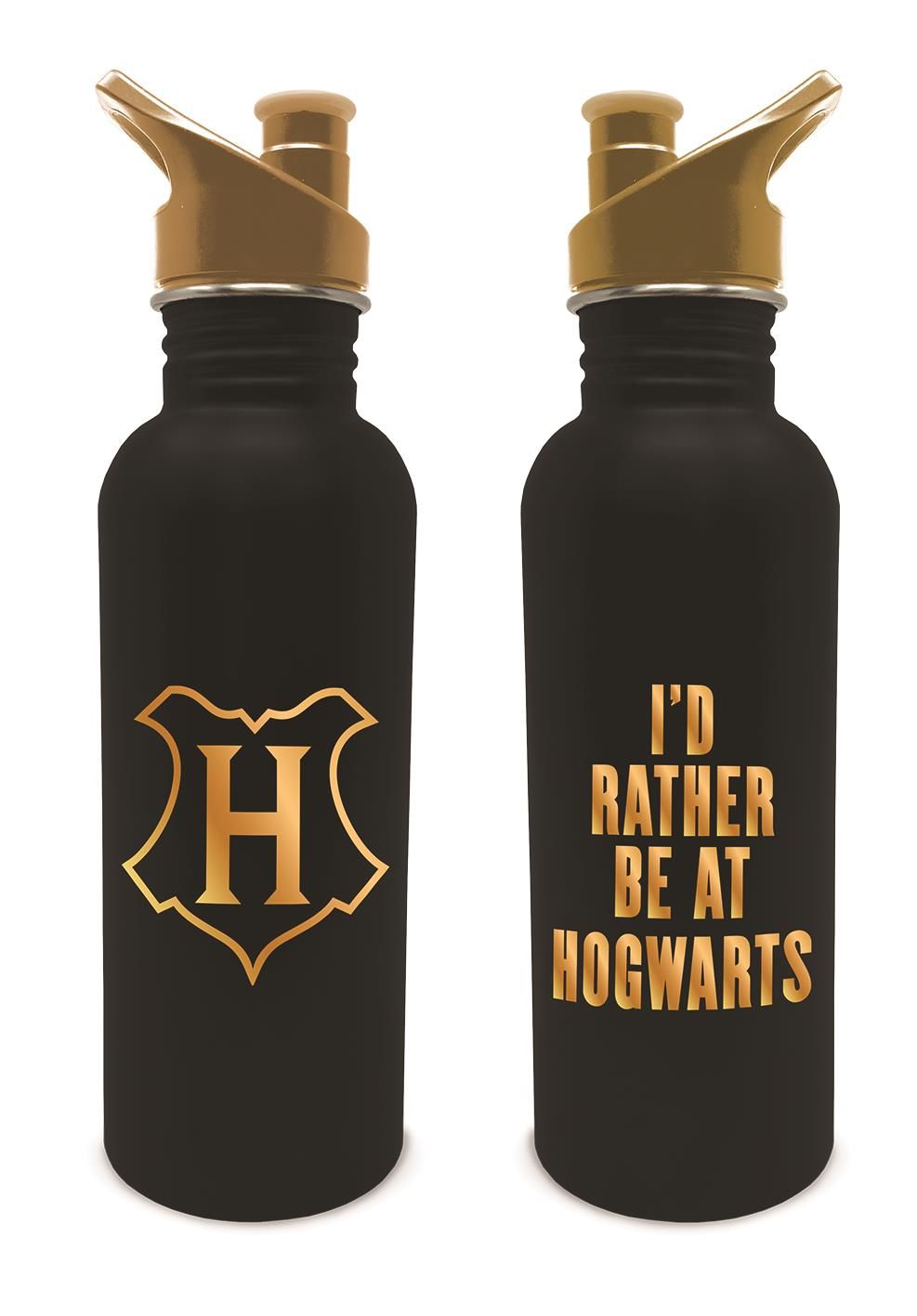 Harry Potter - Gourde en métal \"I\'d Rather Be At Hogwart\"