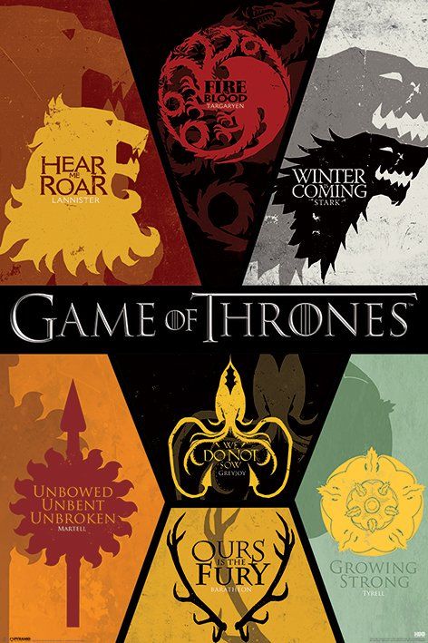 Game of Thrones - Emblem Maxi Poster
