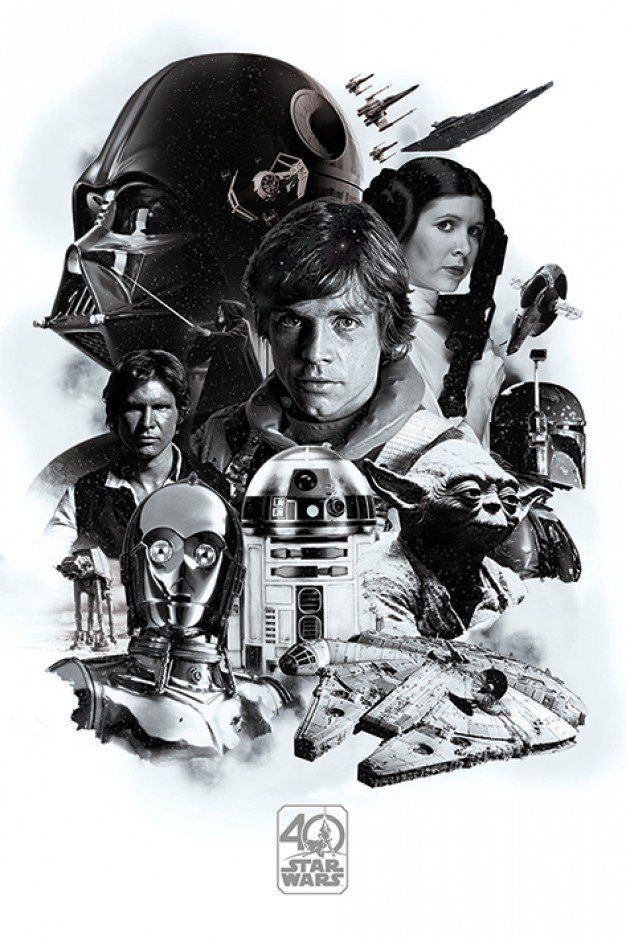 Star Wars - 40th Anniversary Maxi Poster