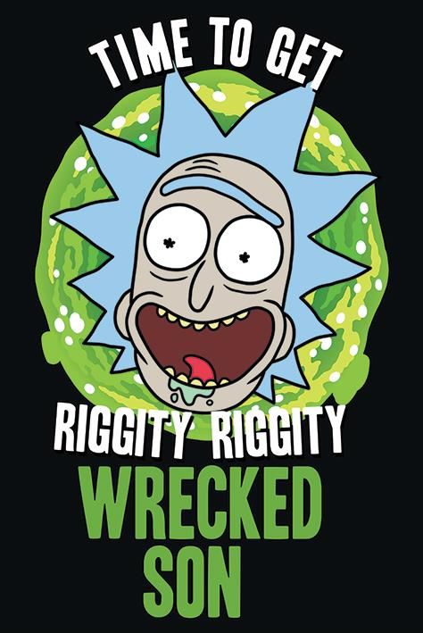 Rick & Morty - Wrecked Son - Maxi Poster