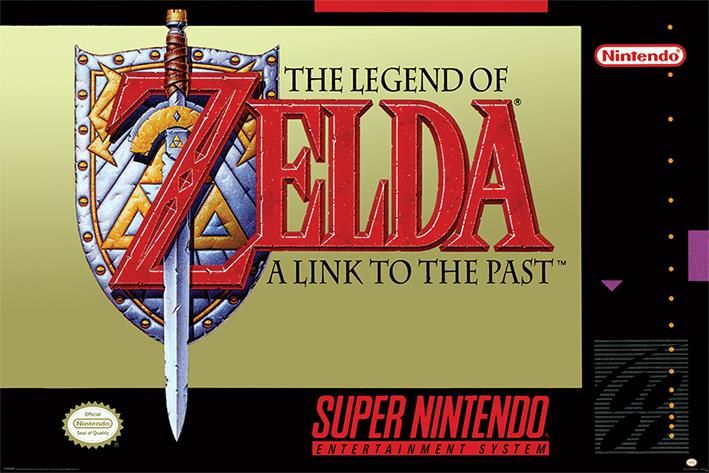 Super Nintendo The Legend of Zelda A link to the Past - Maxi Pos