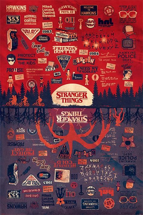 Stranger Things - The Upside Down Maxi Poster