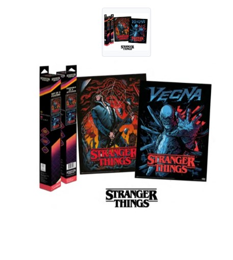 STRANGER THINGS - Vecna & Eddie - Set 2 Posters 52 x 38cm