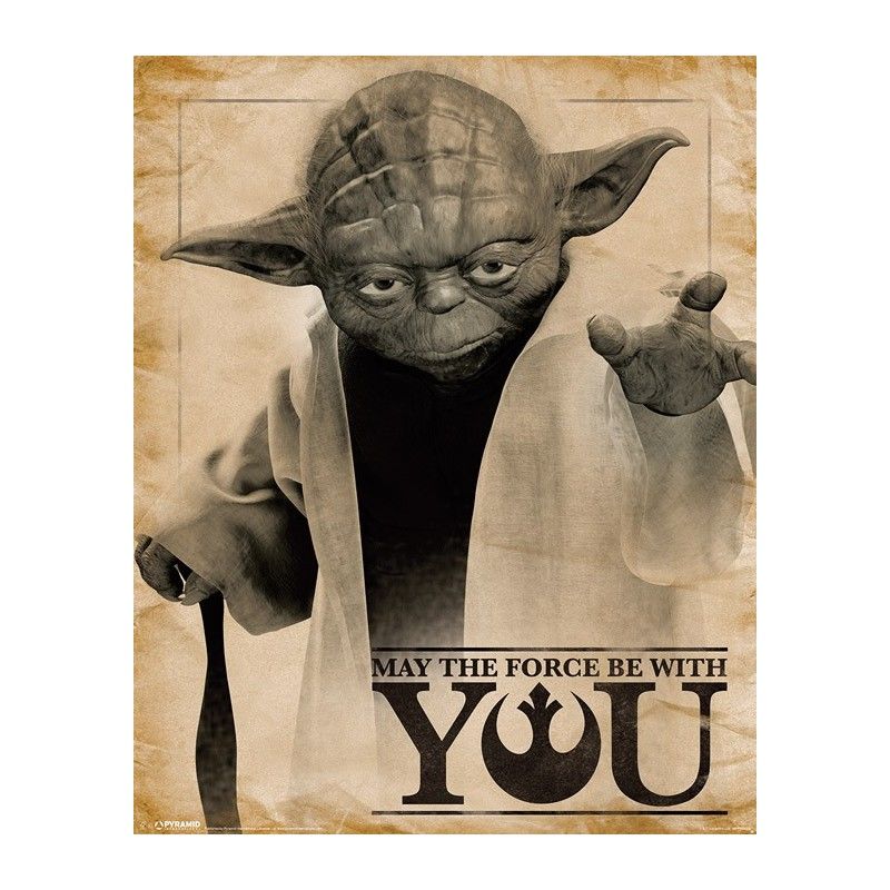 Star Wars - Yoda May The Force Be With You Mini Poster