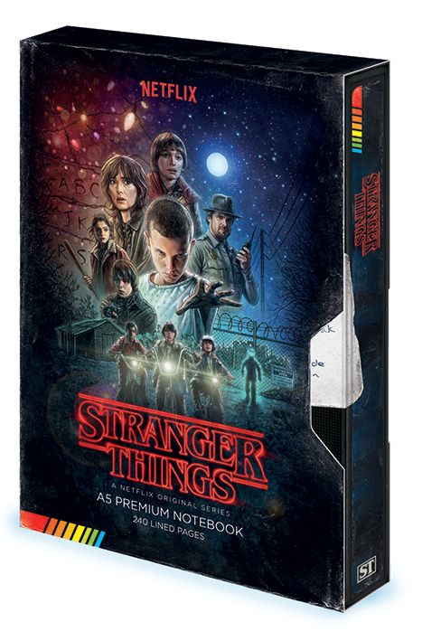 Stranger Things Premium Notebook A5 VHS