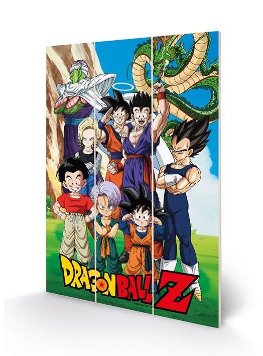 Dragon Ball Z - Des liens incassables Impression sur Bois 20 X 2