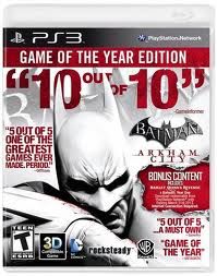 Batman Arkham City Game of the Year