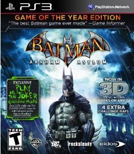 Batman Arkham Asylum GOTY New Edition