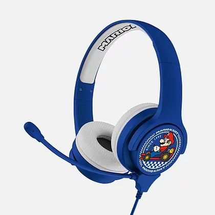 Nintendo Mariokart Blue Kids Interactive Headphones with Microph