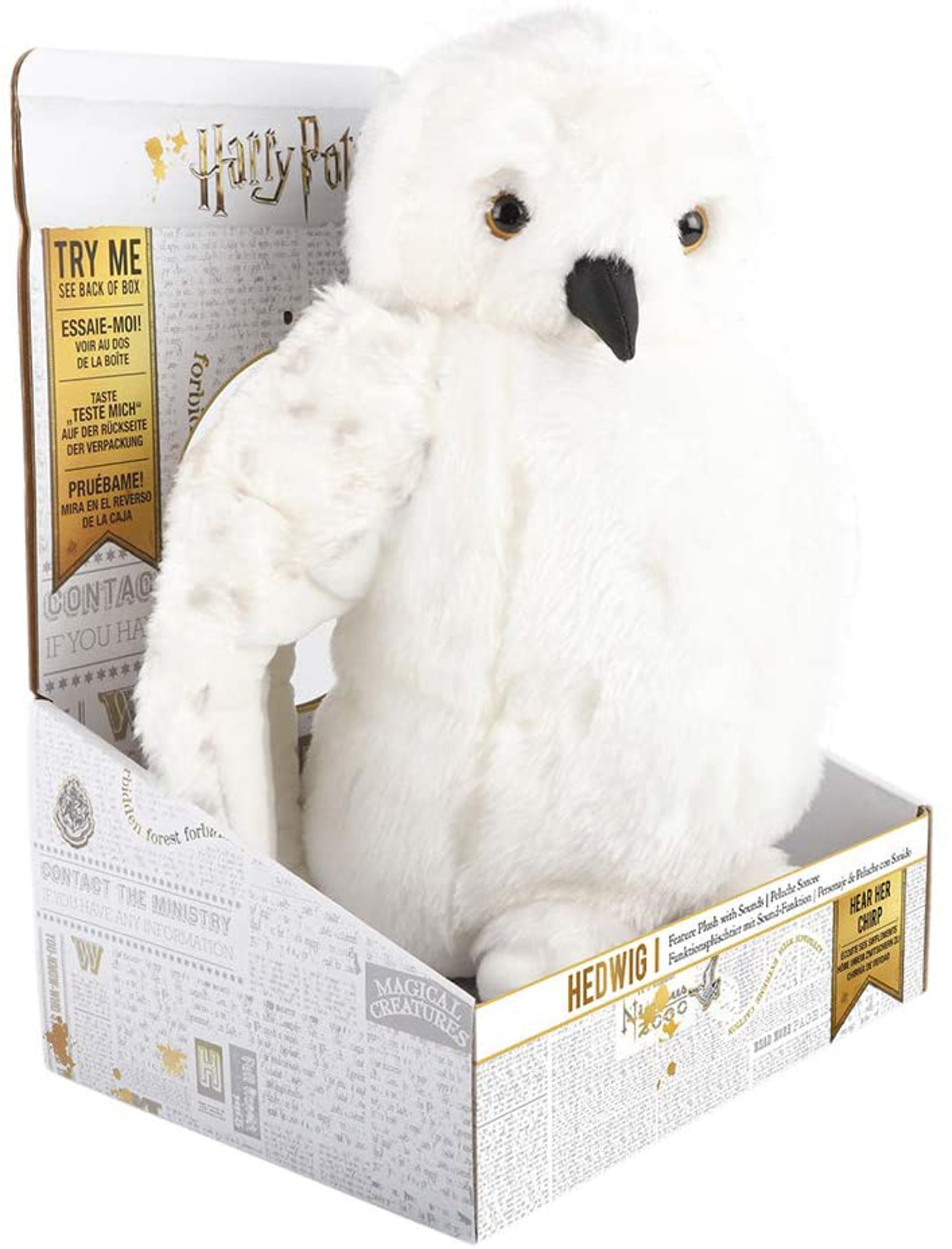 Wow! Wizarding World - Peluche Hedwig avec Sons