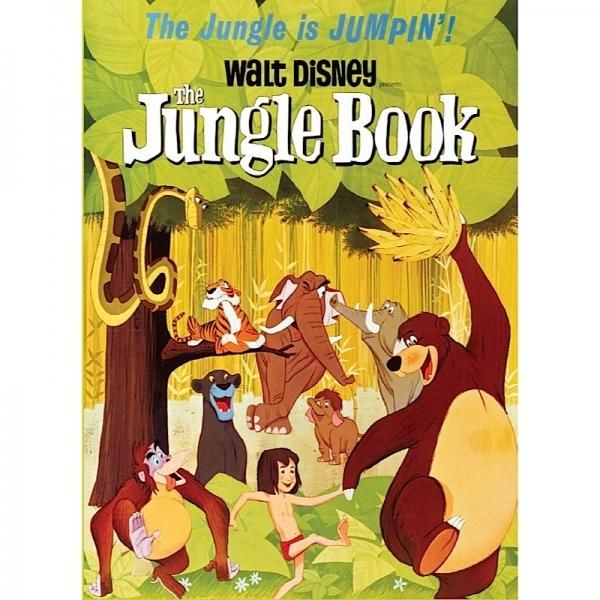 Disney - The Jungle Book Classic Film Poster Metal Magnet