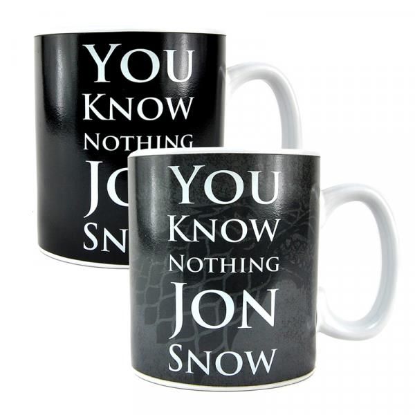 Game of Thrones - You Know Nothing Jon Snow Heat Changing Mug 40