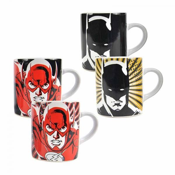 DC Comics - Justice League Set of 2 Heat Changing Mini Mugs - Ba