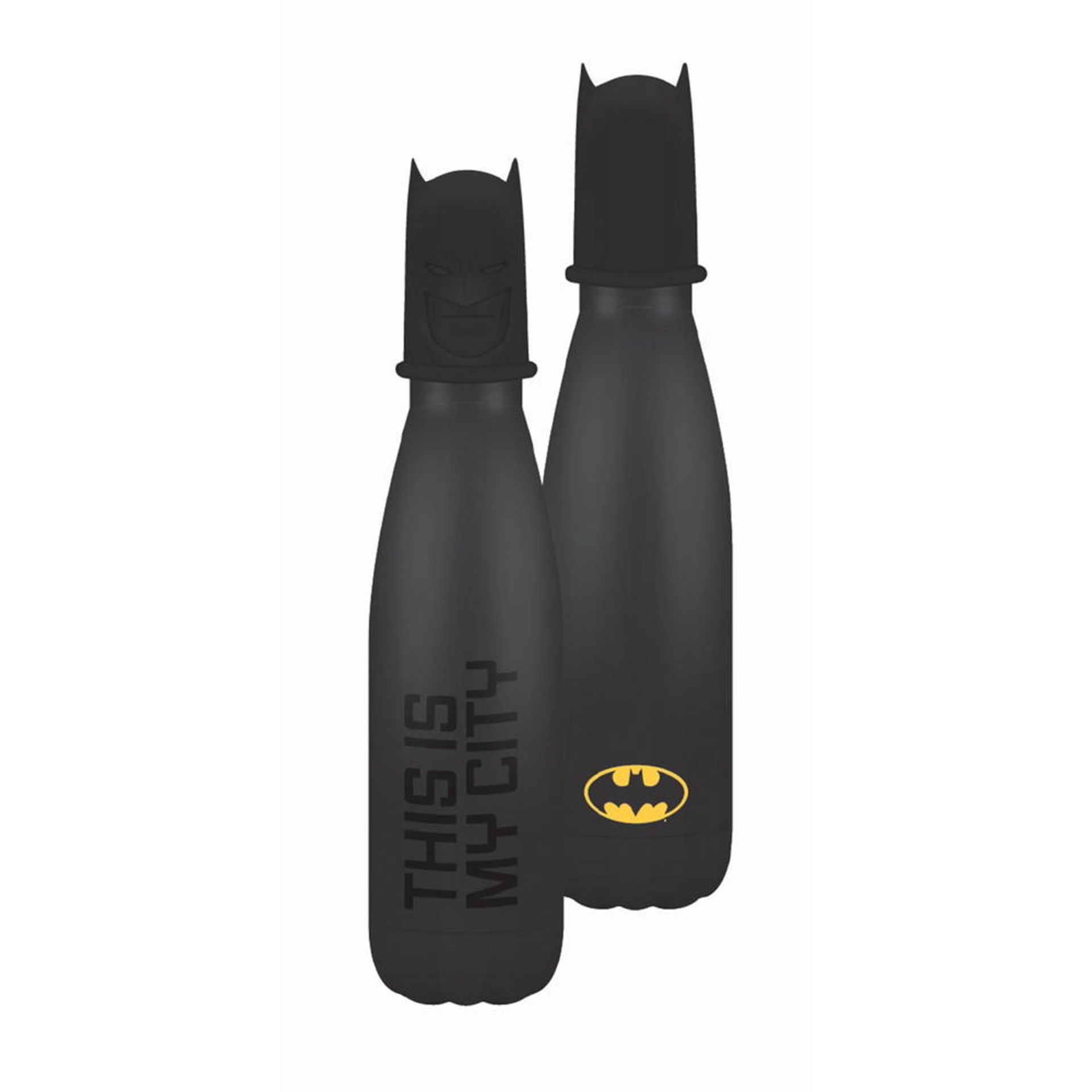 DC Comics - Bouteille d\'eau en métal 500ml Batman avec bonchon 3