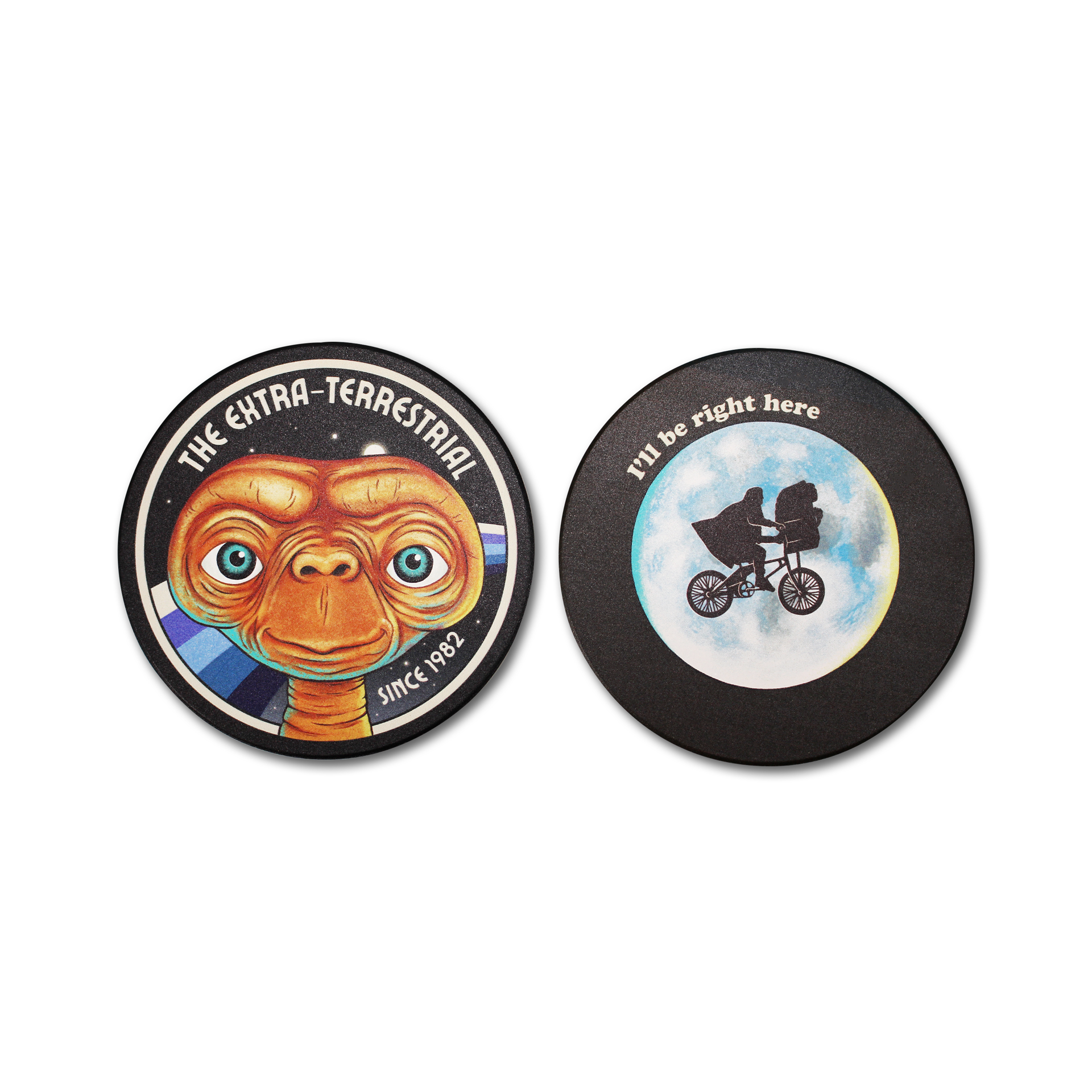 E.T - Set de 2 Sous-Verres en Céramique