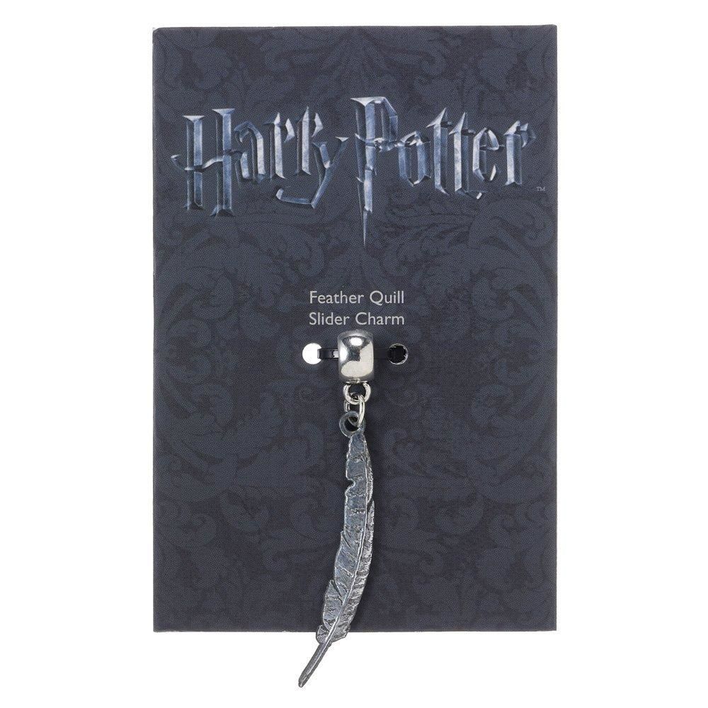 Harry Potter - Feather Quill Slider Charm Silver Plated