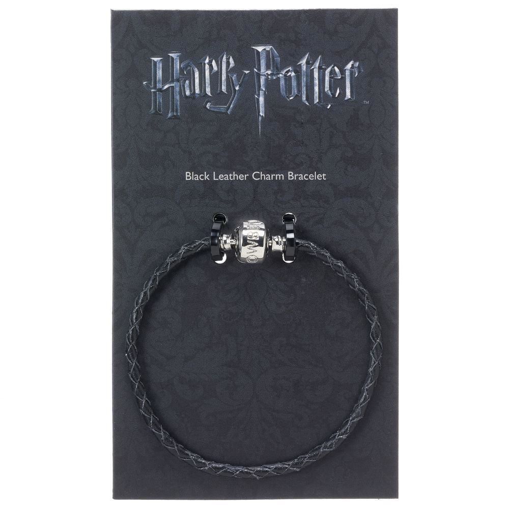 Harry Potter - Black Leather Charm Bracelet for Slider Charms 17