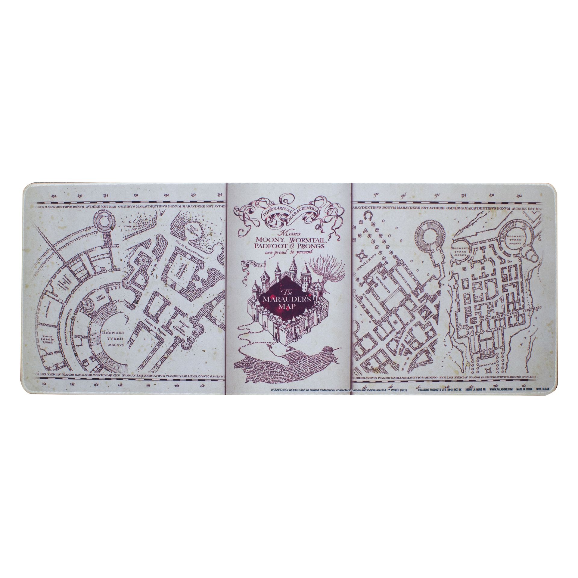 Harry Potter - Tapis de bureau sous-main Carte du maraudeur