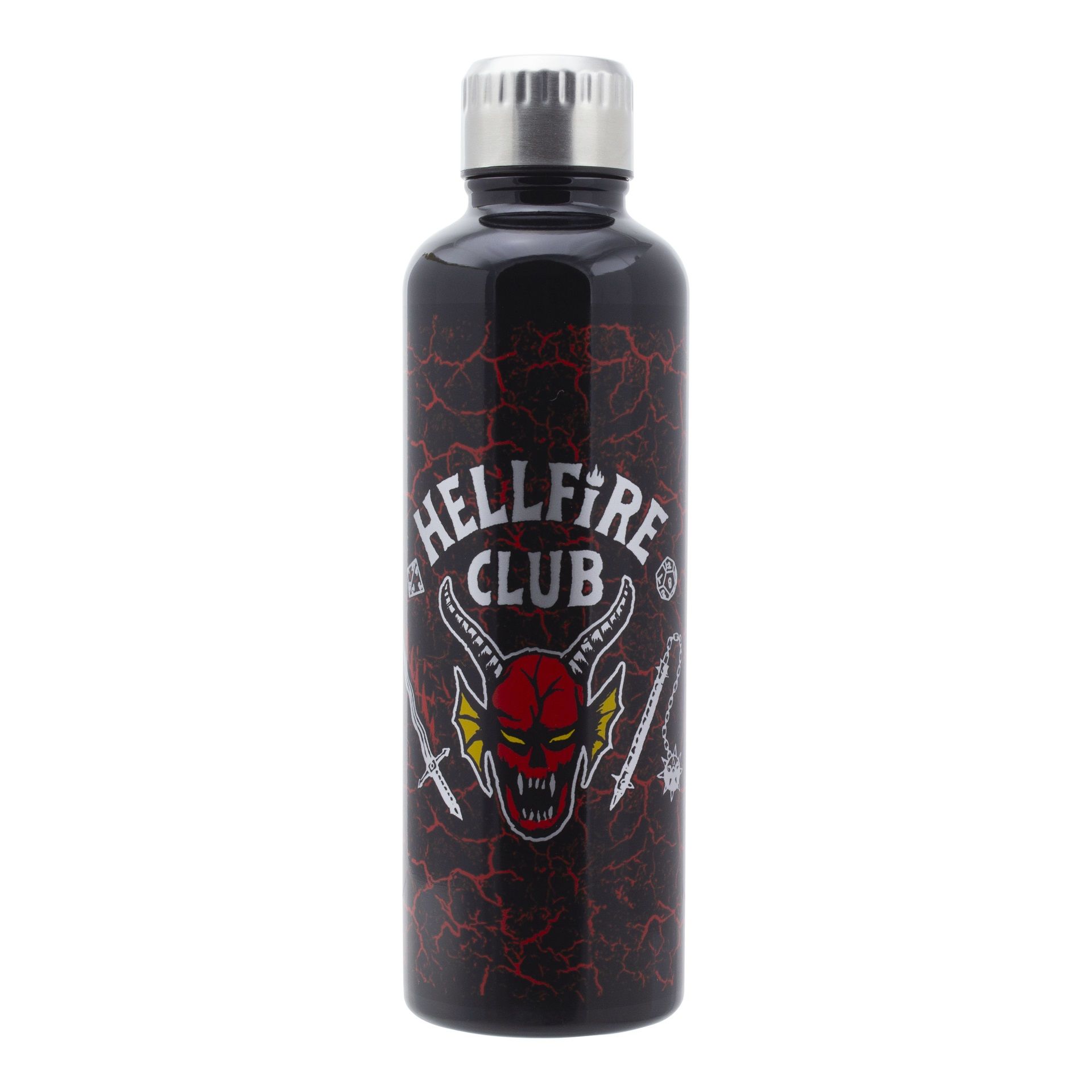Stranger Things - Bouteille d\'eau en métal Hellfire Club